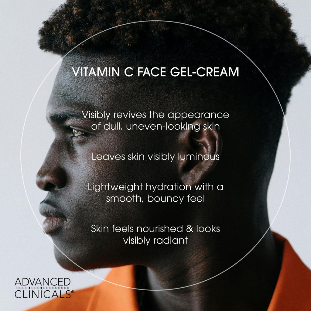 Advanced Clinicals Vitamin C 2pc Set: Brightening Body Cream & Face Gel Cream