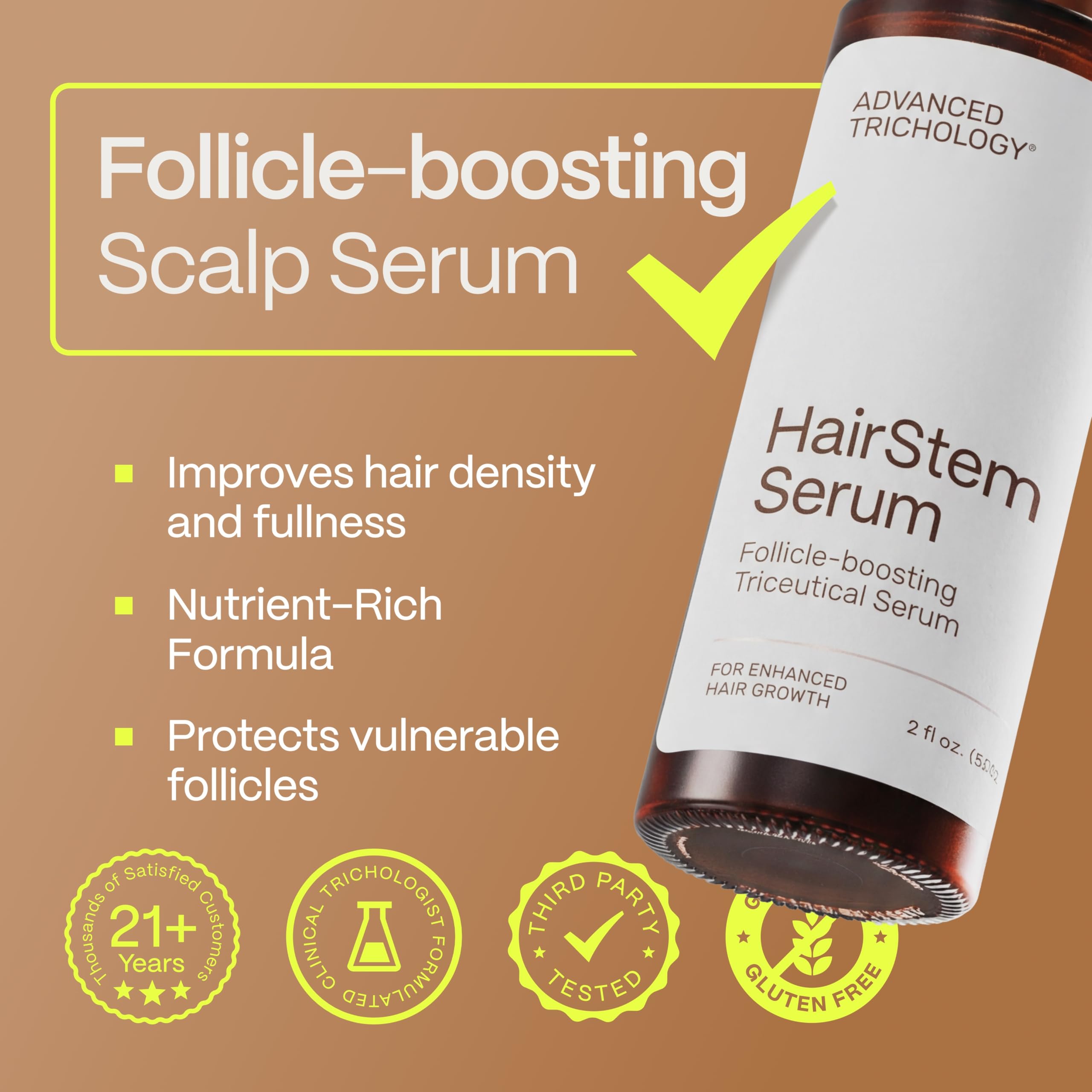 HairStem Follicle-Boosting Triceutical Serum | Advanced Trichology