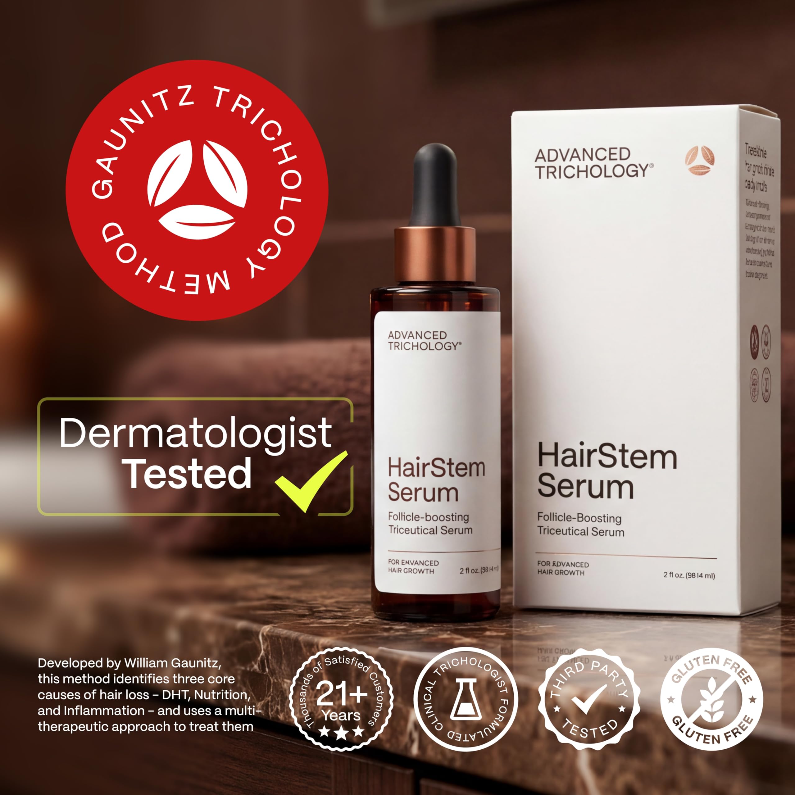 HairStem Follicle-Boosting Triceutical Serum | Advanced Trichology
