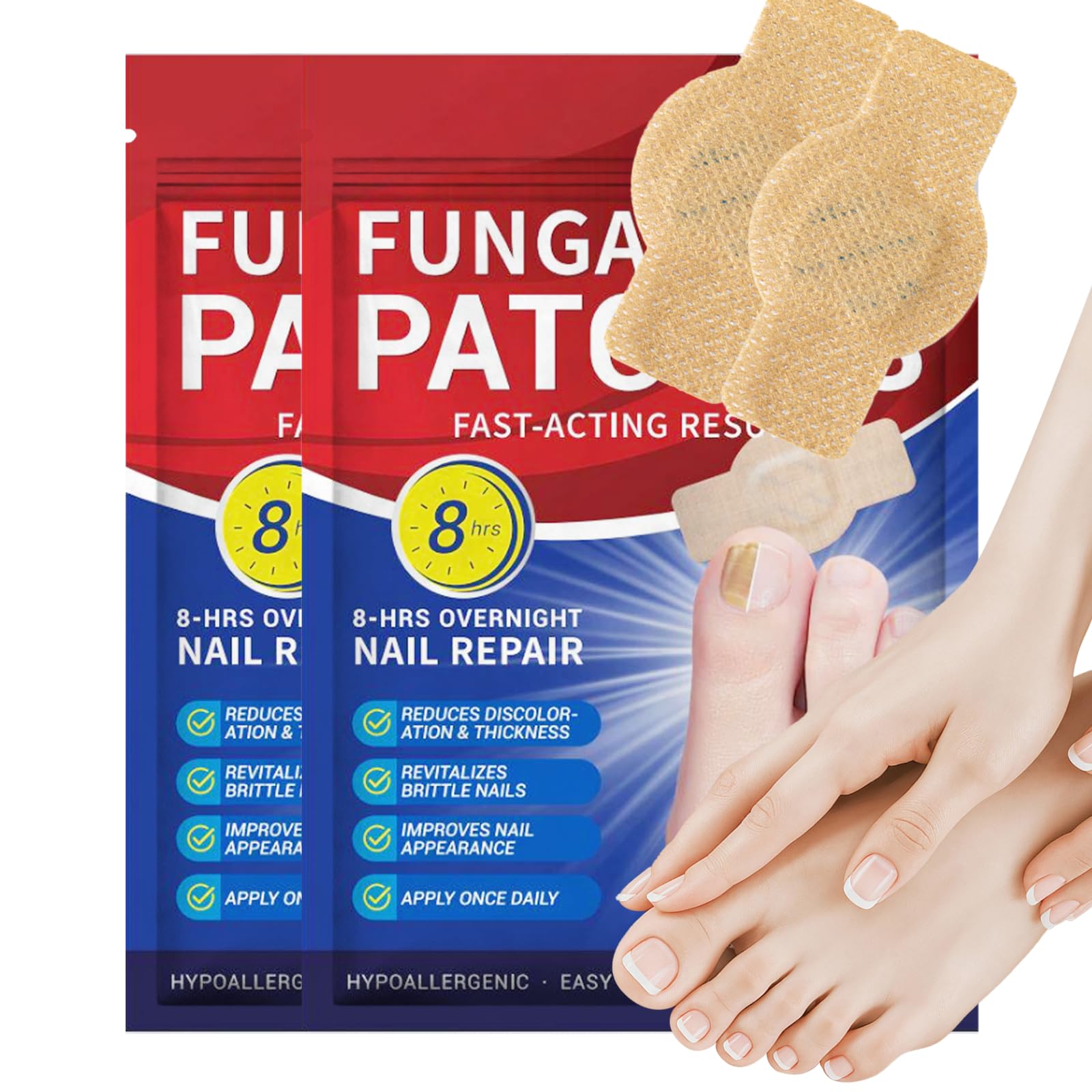 Aedydyce Toenail Fungus Treatment Extra Strength – 42 Patches (Two Packs of 21)