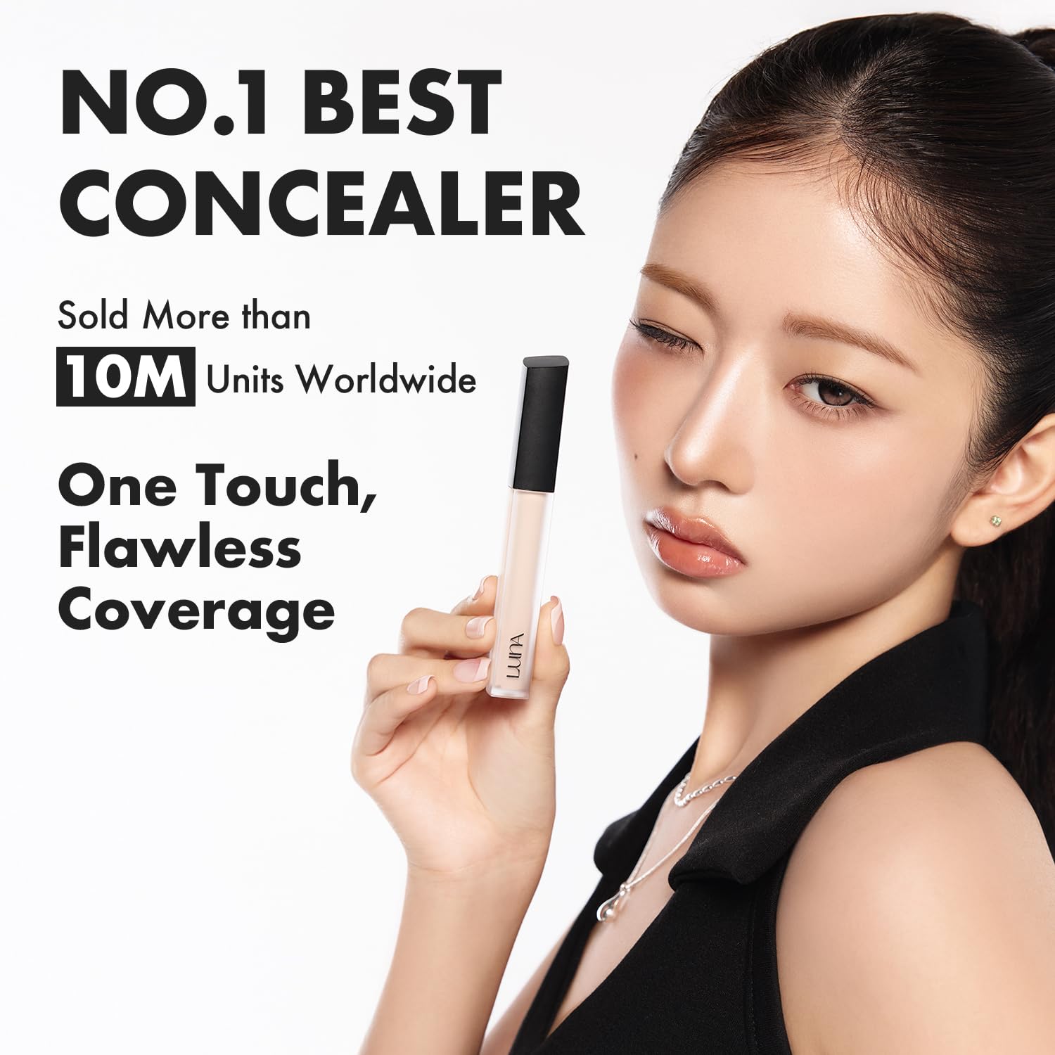 [NEW] LUNA Long Lasting Tip Concealer 27N | Hydrating Full-Coverage Concealer 0.26 oz | AEKYUNGLUNA