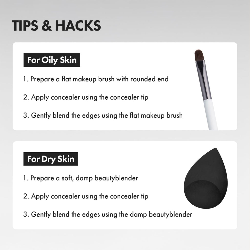 [NEW] LUNA Long Lasting Tip Concealer 27N | Hydrating Full-Coverage Concealer 0.26 oz | AEKYUNGLUNA