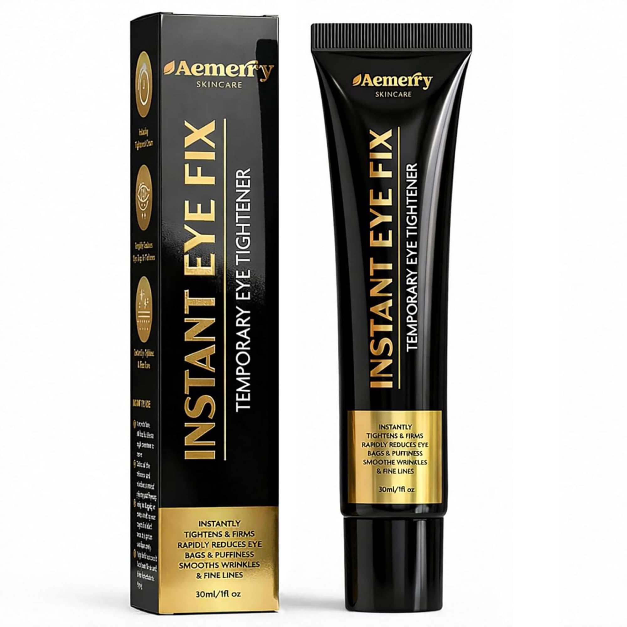 Aemerry Instant Eye Tightener Cream — Quick Lift, Puffiness & Lines (1 oz)