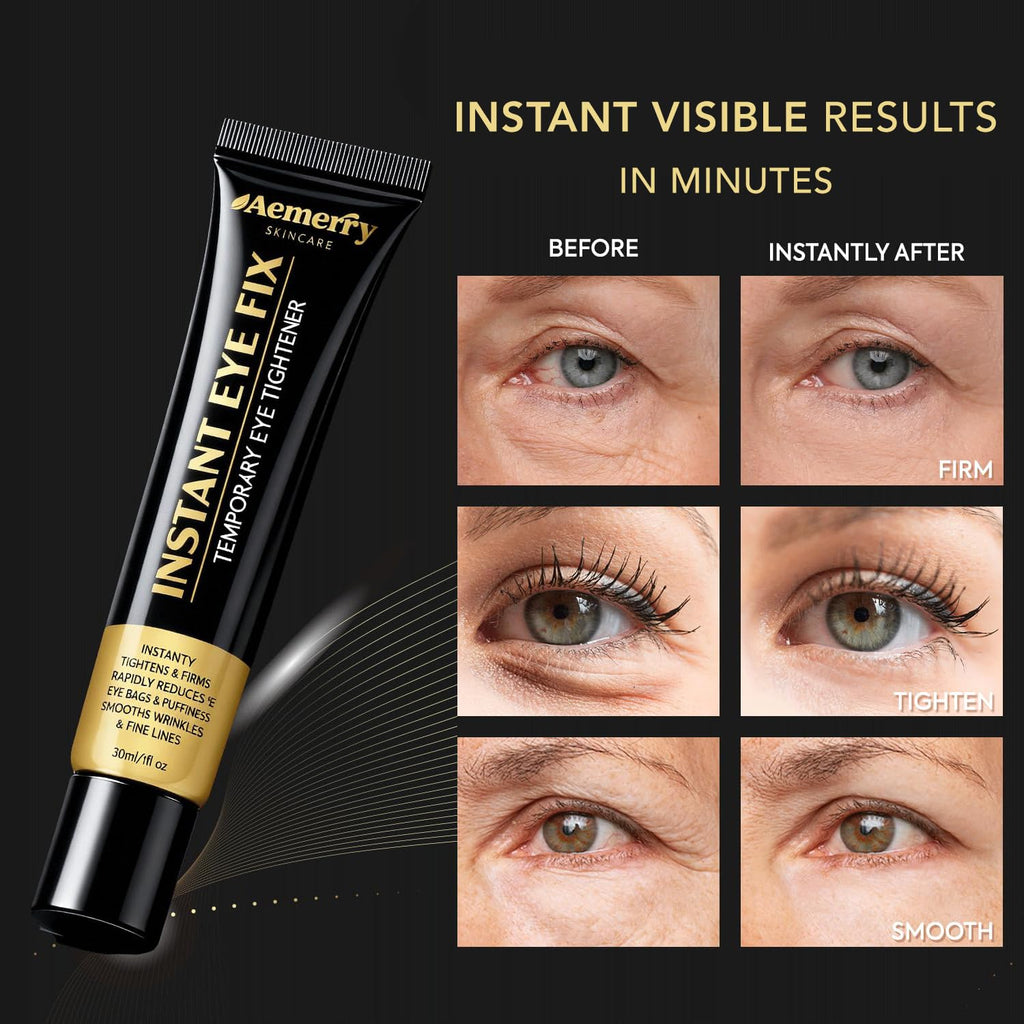 Aemerry Instant Eye Tightener Cream — Quick Lift, Puffiness & Lines (1 oz)