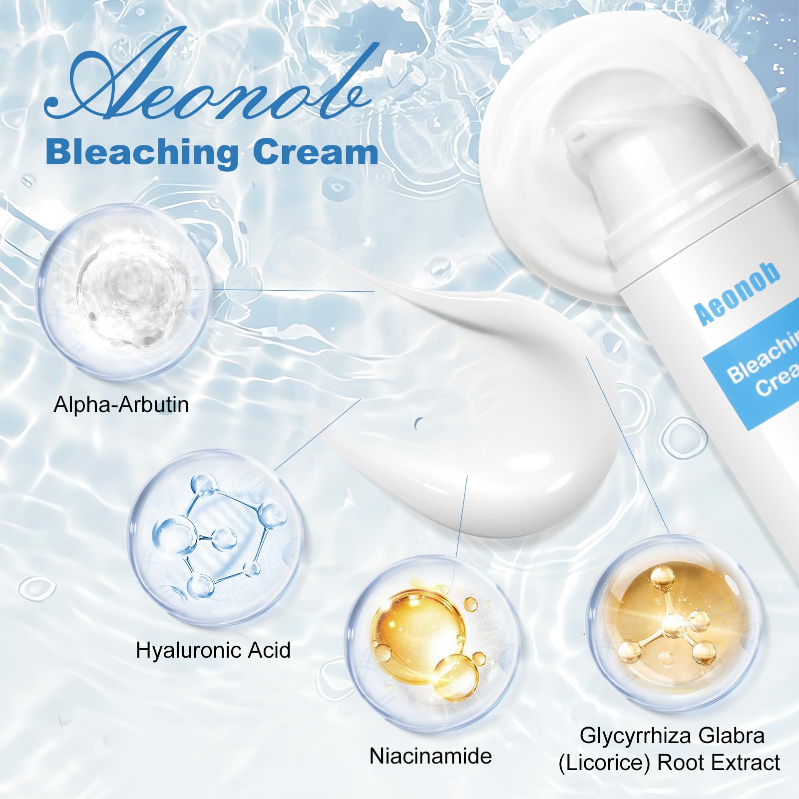 Aeonob Skin Cream for Intimate Areas & Dark Spots — Vitamin C Brightening (1.7 fl oz)