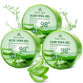 Aero Zen 3-Pack Pure Aloe Vera Gel – 98% Aloe for Face, Body & Hair (30oz)