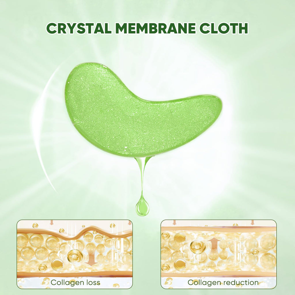 Aero Zen Aloe Vera Eye Mask (120 pcs) – Hydration, Puffiness & Dark Circle Support