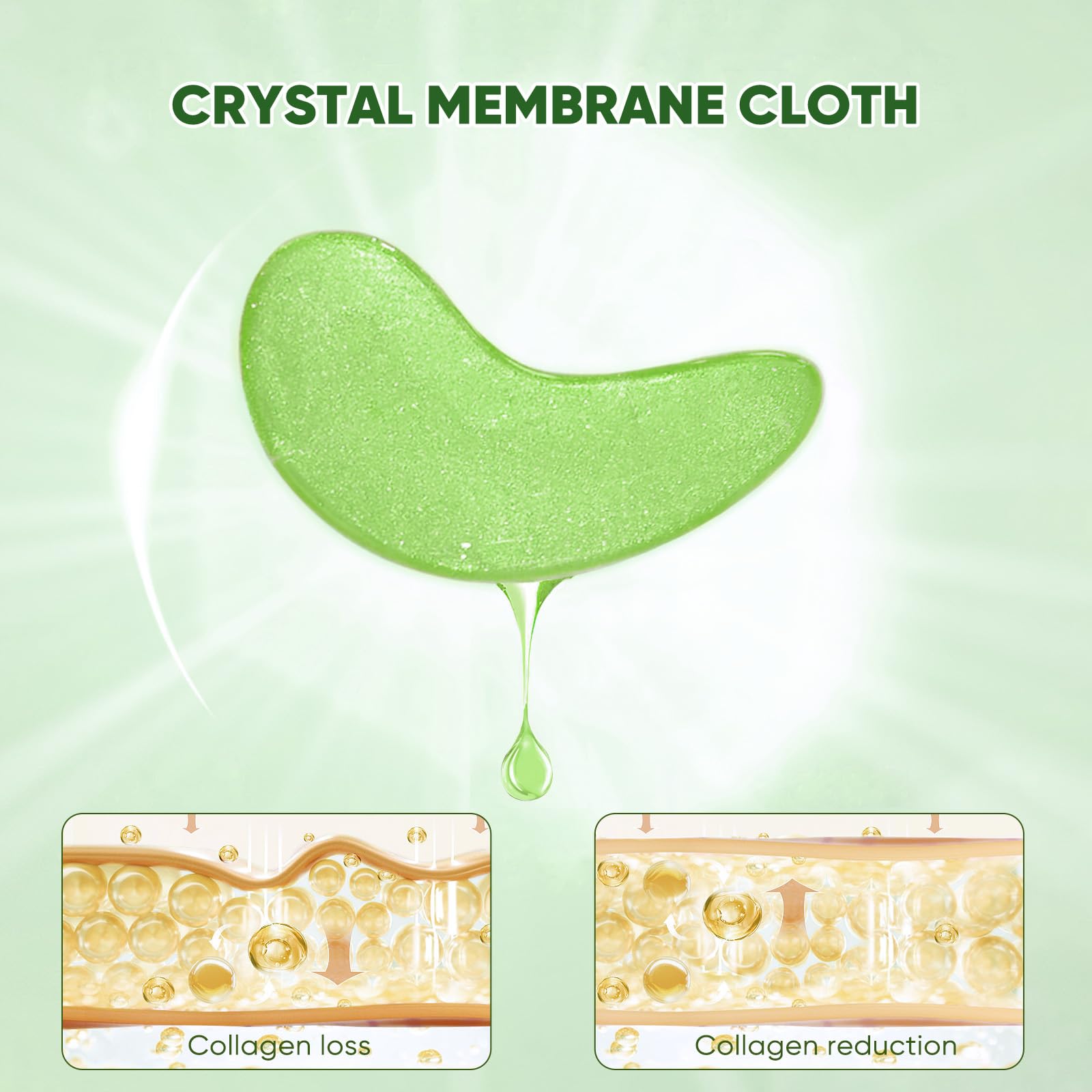 Aero Zen Aloe Vera Eye Mask (120 pcs) – Hydration, Puffiness & Dark Circle Support