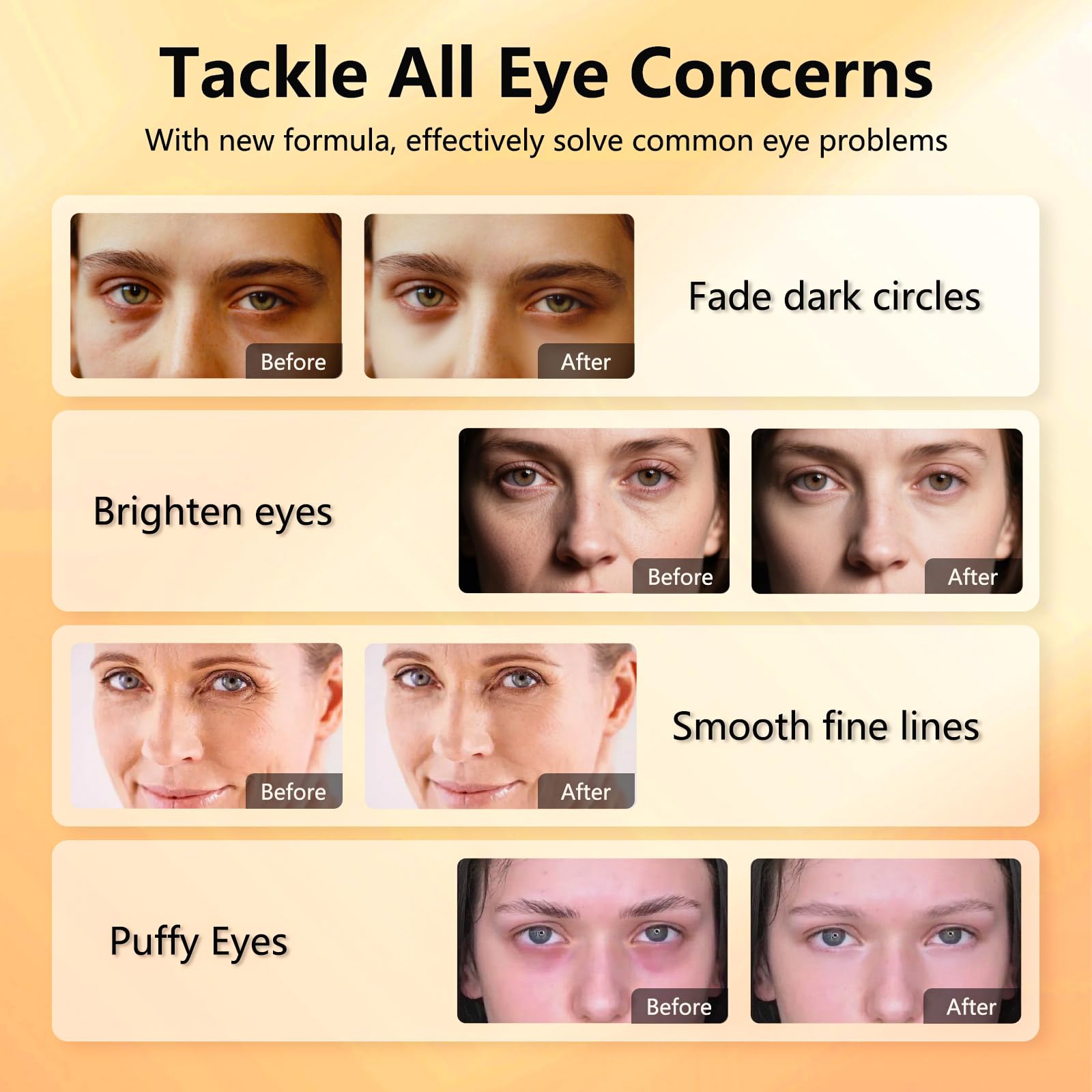 Aeryea Under Eye Patches - Vitamin C & Caffeine (30 Pairs)