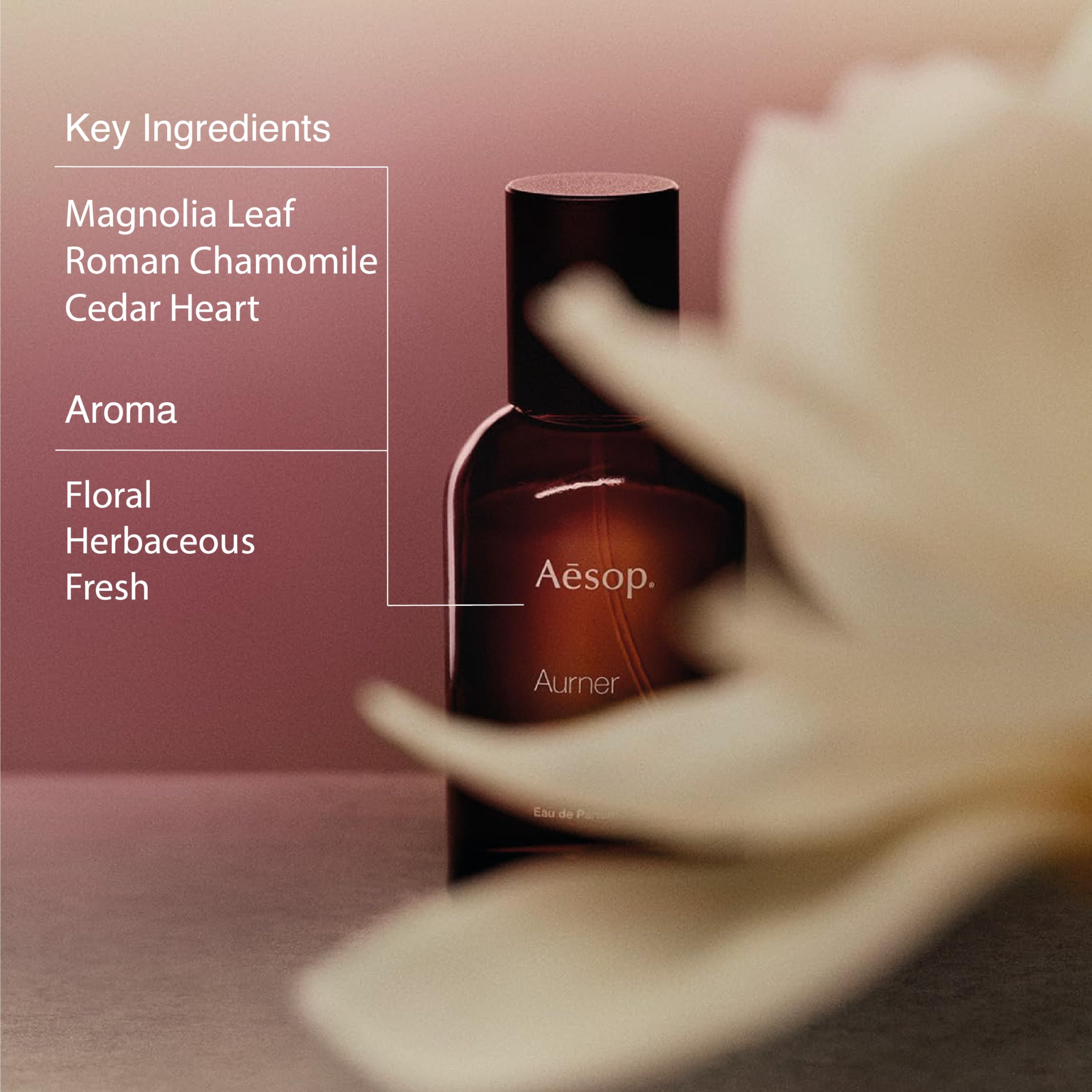 Aesop Aurner Eau de Parfum – Floral, Fresh Unisex (50mL)