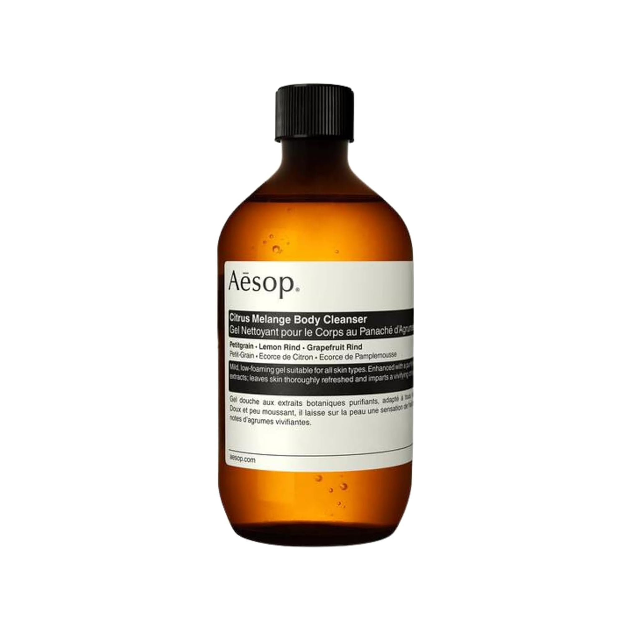 Aesop Citrus Melange Body Cleanser Refill | Gentle Low-Foaming Citrus Gel with Botanical Extracts | 16.9 oz / 500 mL