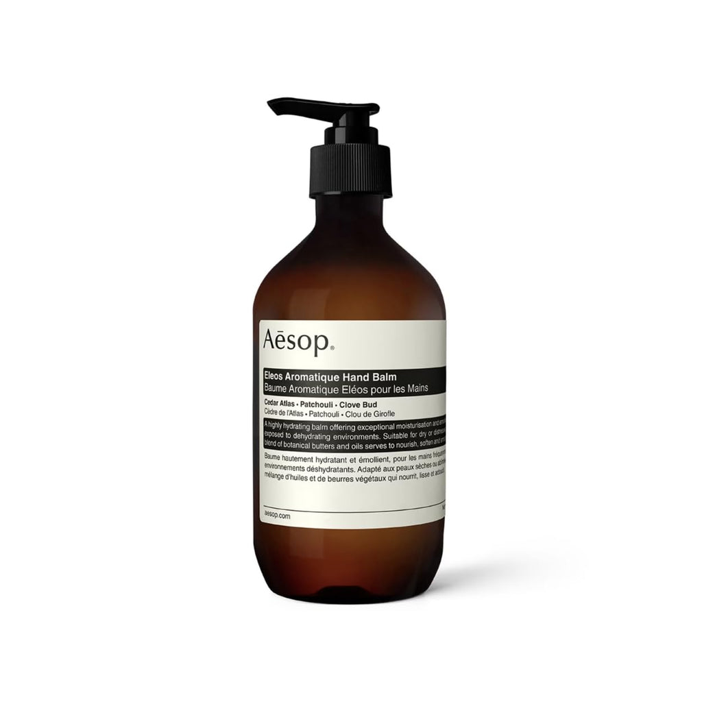 Aesop Eleos Aromatique Hand Balm | Hydrating Balm For Dry Hands | 16.9 oz / 500 mL