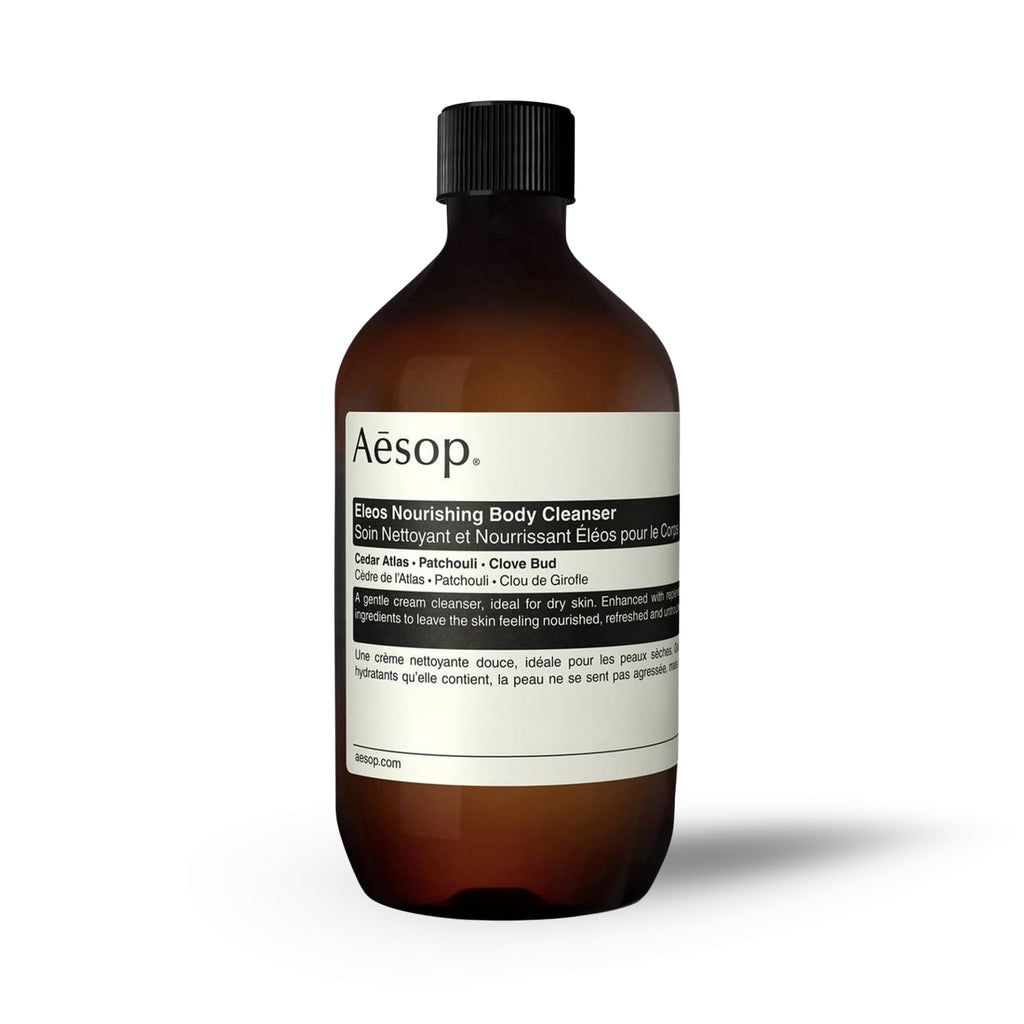 Aesop Eleos Nourishing Body Cleanser Refill – Hydrating Cream Cleanser with Cedar Atlas, Patchouli & Clove | 500mL