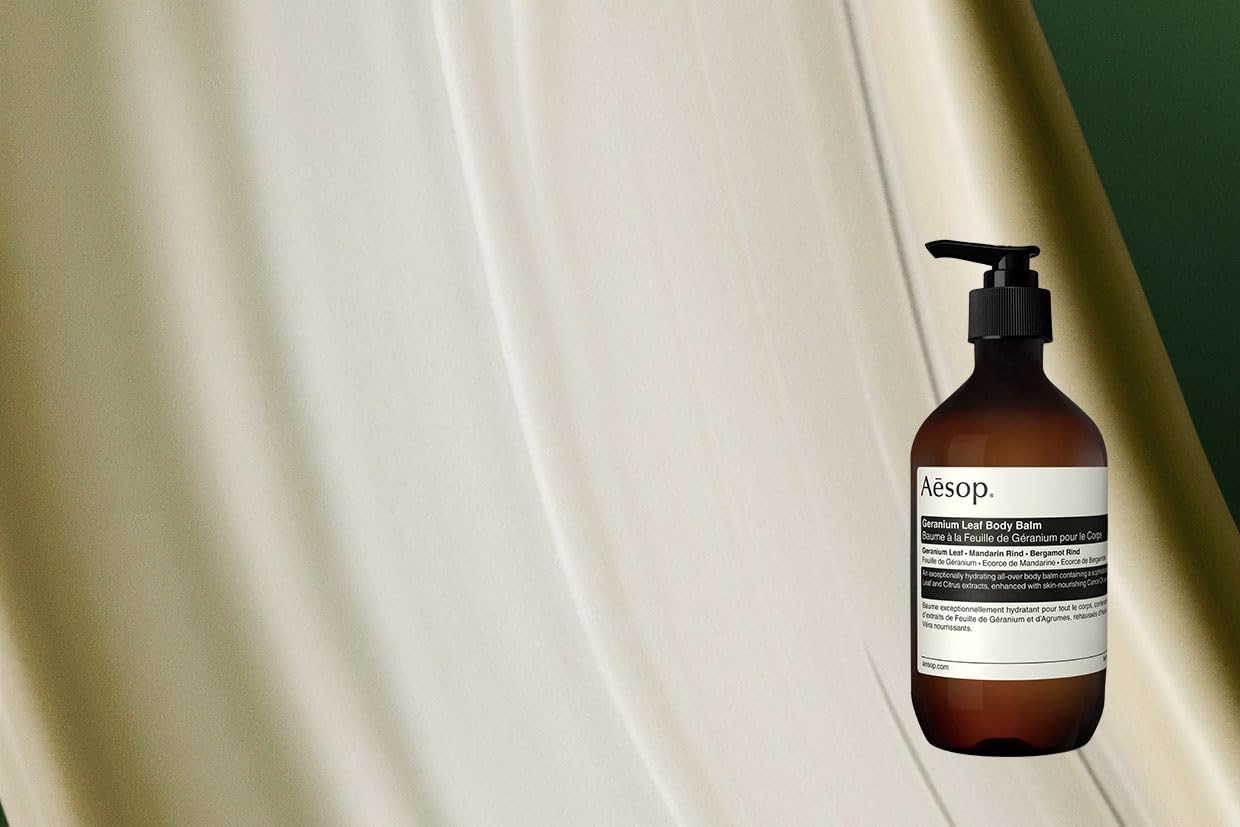 Aesop Geranium Leaf Body Balm | Soothing Hydration with Geranium Leaf, Mandarin Rind & Bergamot Rind | Green Citrus Scent | 500 mL
