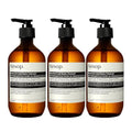 Aesop Geranium Leaf Body Cleanser – Gentle, Non-Drying Gel (16.9 oz / 500 mL, Pack of 3)