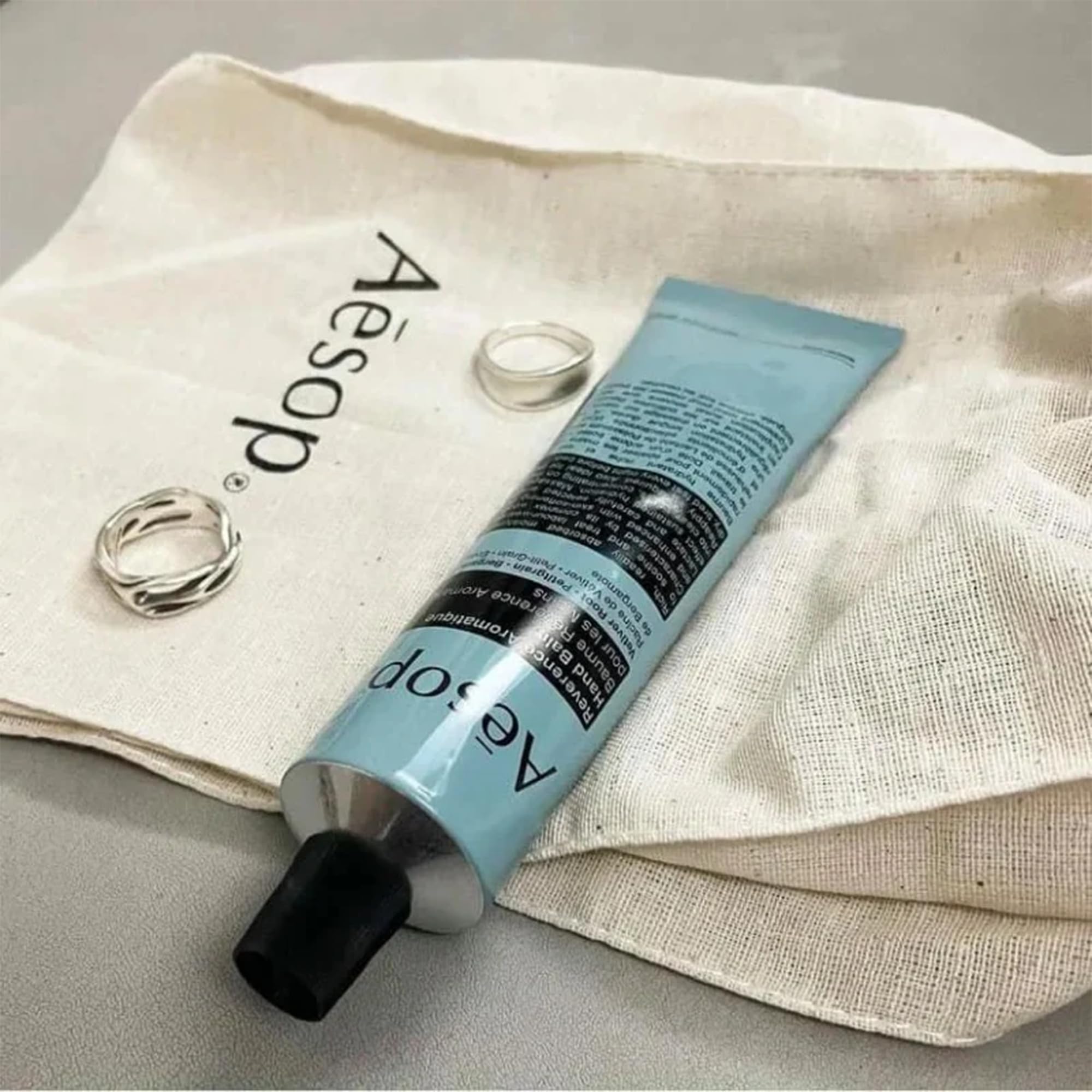 Aesop Reverence Aromatique Hand Balm Duo – Travel-Size Hydration with Macadamia & Shea
