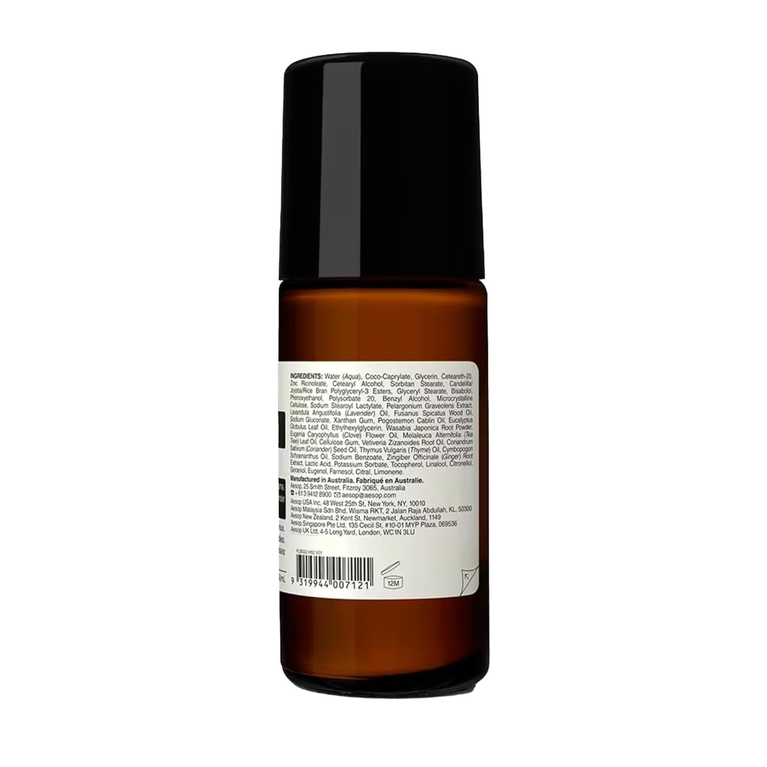 Aesop Roll-On Deodorant – Alcohol & Aluminum Free (1.6 oz / 50 mL) Pack of 2
