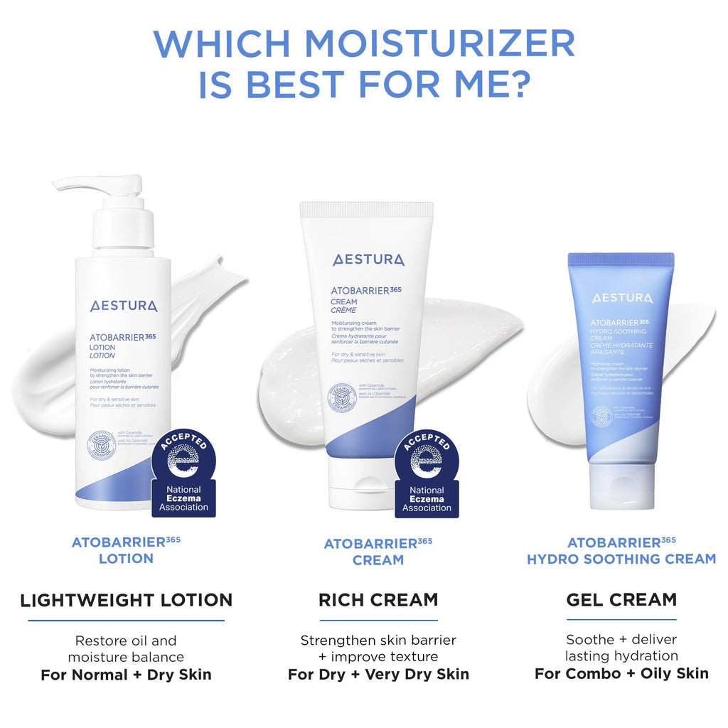 AESTURA ATOBARRIER365 Lightweight Moisturizer with Ceramides | Barrier Support + Hydration for Dry, Normal & Sensitive Skin