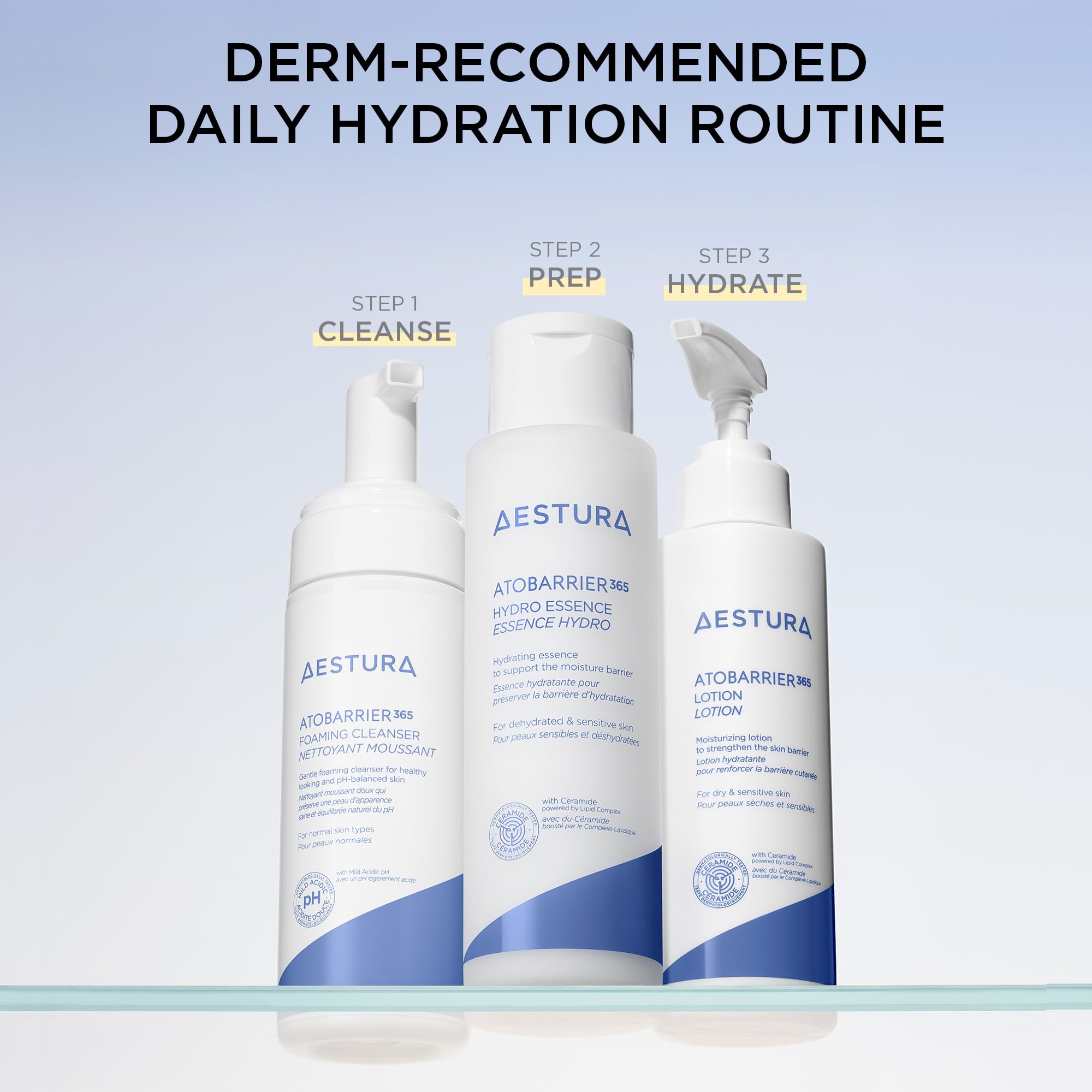 AESTURA ATOBARRIER365 Lightweight Moisturizer with Ceramides | Barrier Support + Hydration for Dry, Normal & Sensitive Skin