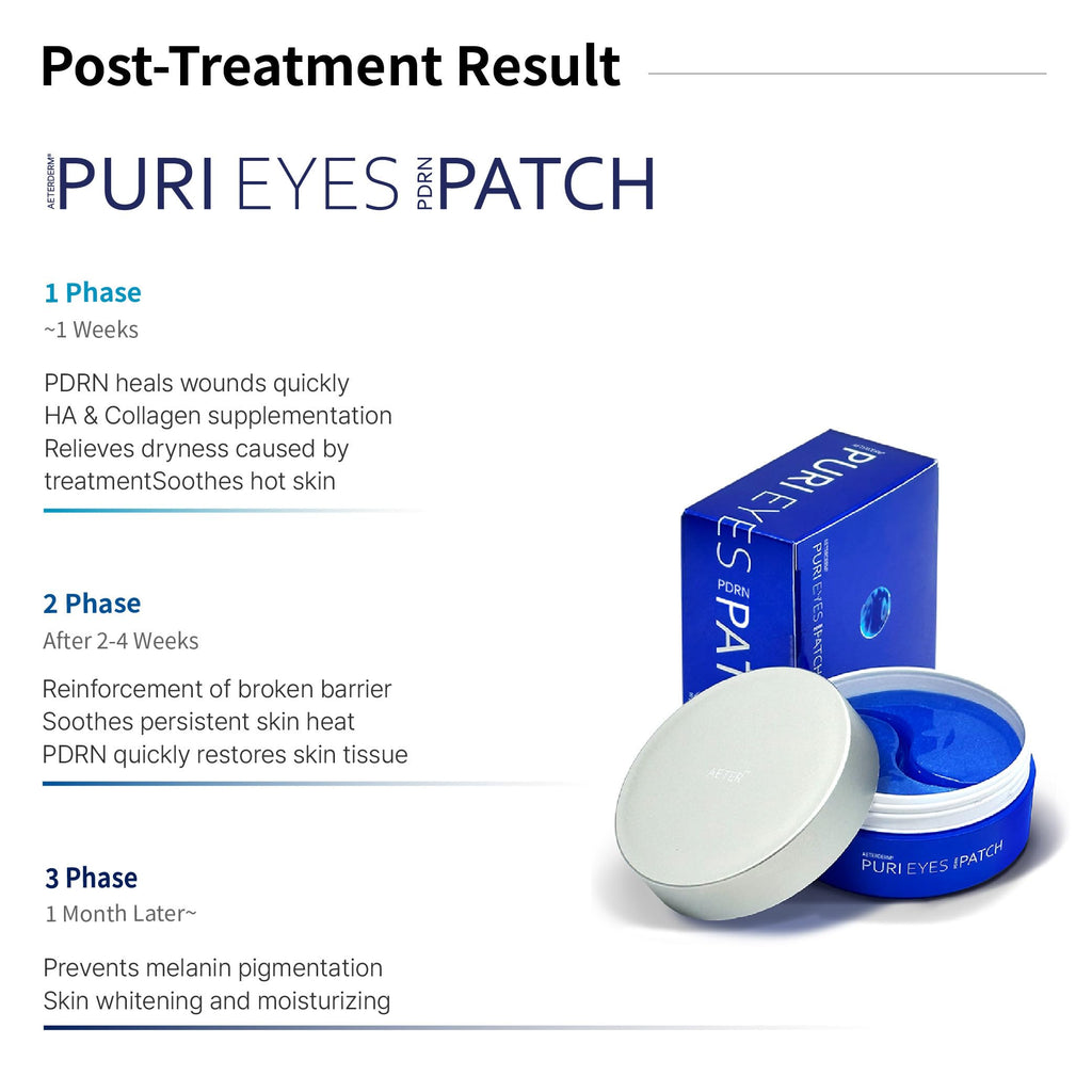 AETERDERM PURI EYES PDRN PATCH – Whitening & Anti-Wrinkle Eye Patch