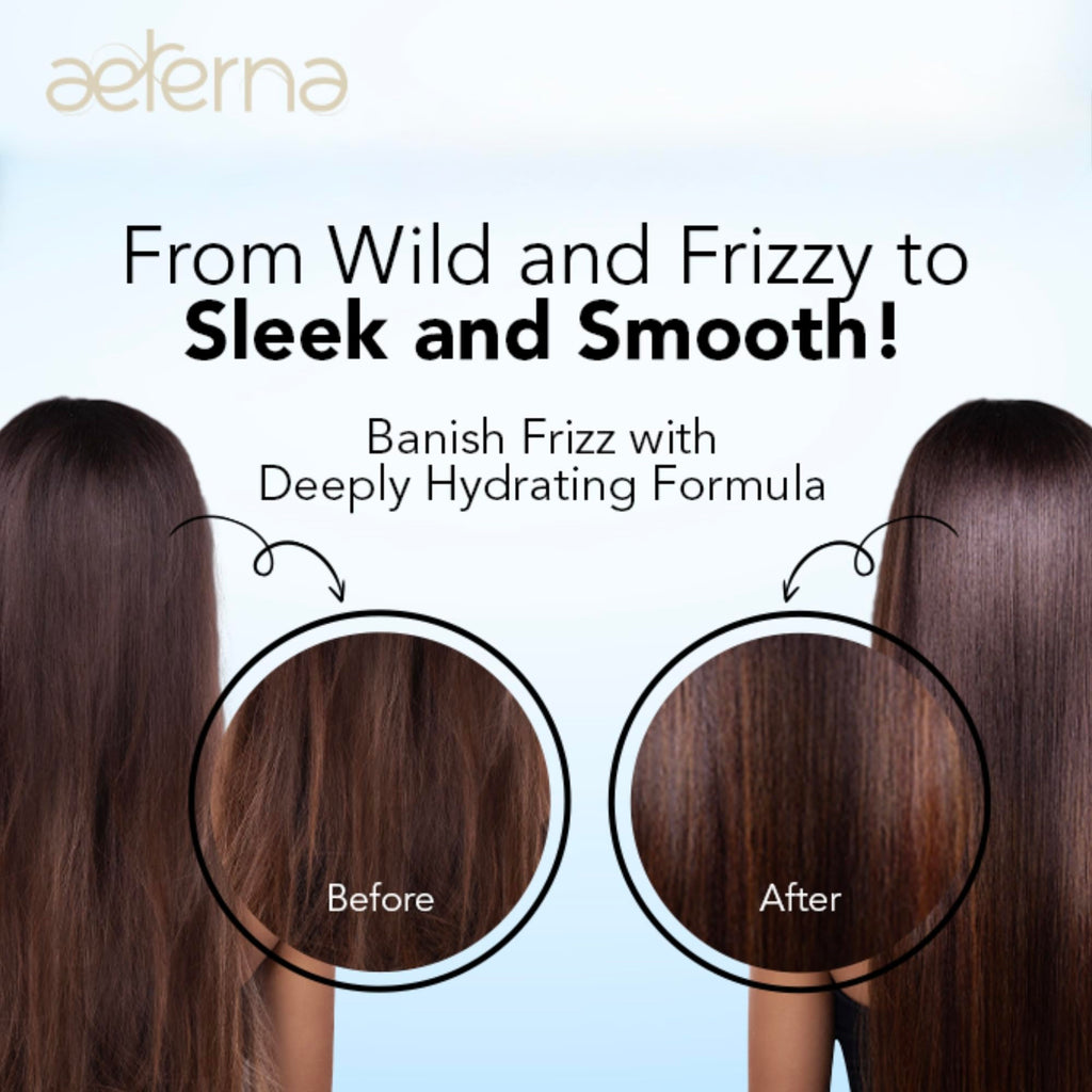 Aeterna AQUA Hydrating Anti-Frizz Shampoo – Color-Safe, Sulfate-Free (250ml)