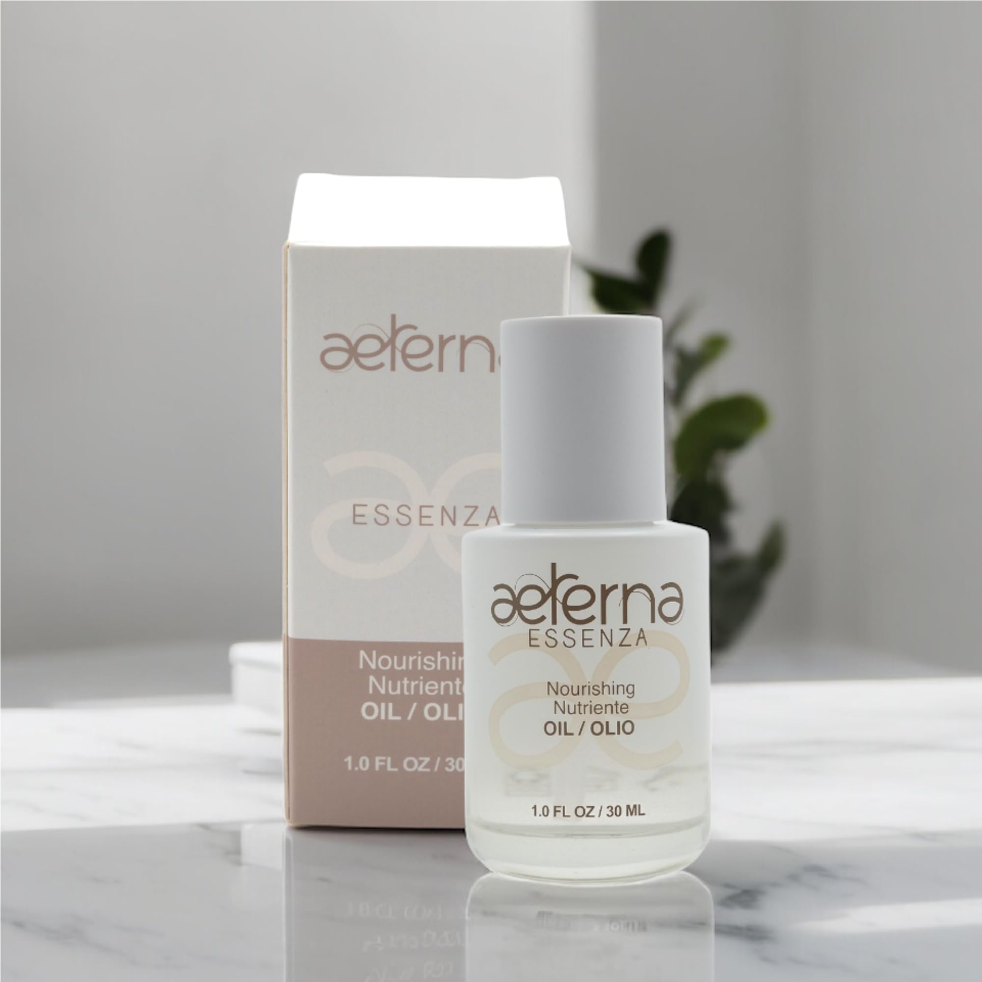 Aeterna ESSENZA Nourishing Hair Oil | Linseed & UV Protection | Lightweight, Non-Greasy – 30 ml