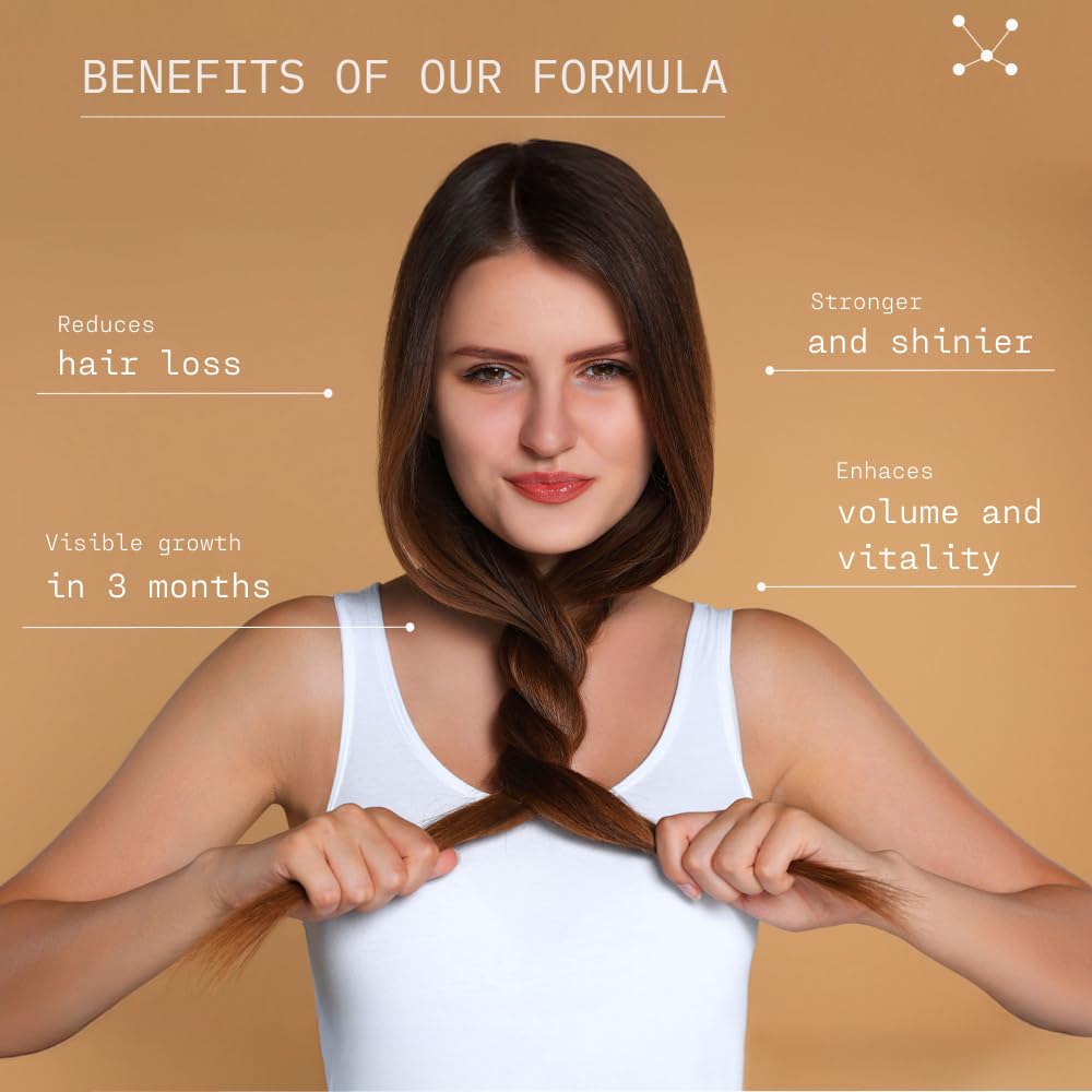 AETHERN Liquid Hair Growth Supplement with Biotin — Ready-to-Drink Hair Booster, 28 Servings