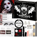 Afflano Goth Makeup Kit – 26-Piece Halloween SFX Set for Creative Gothic Looks