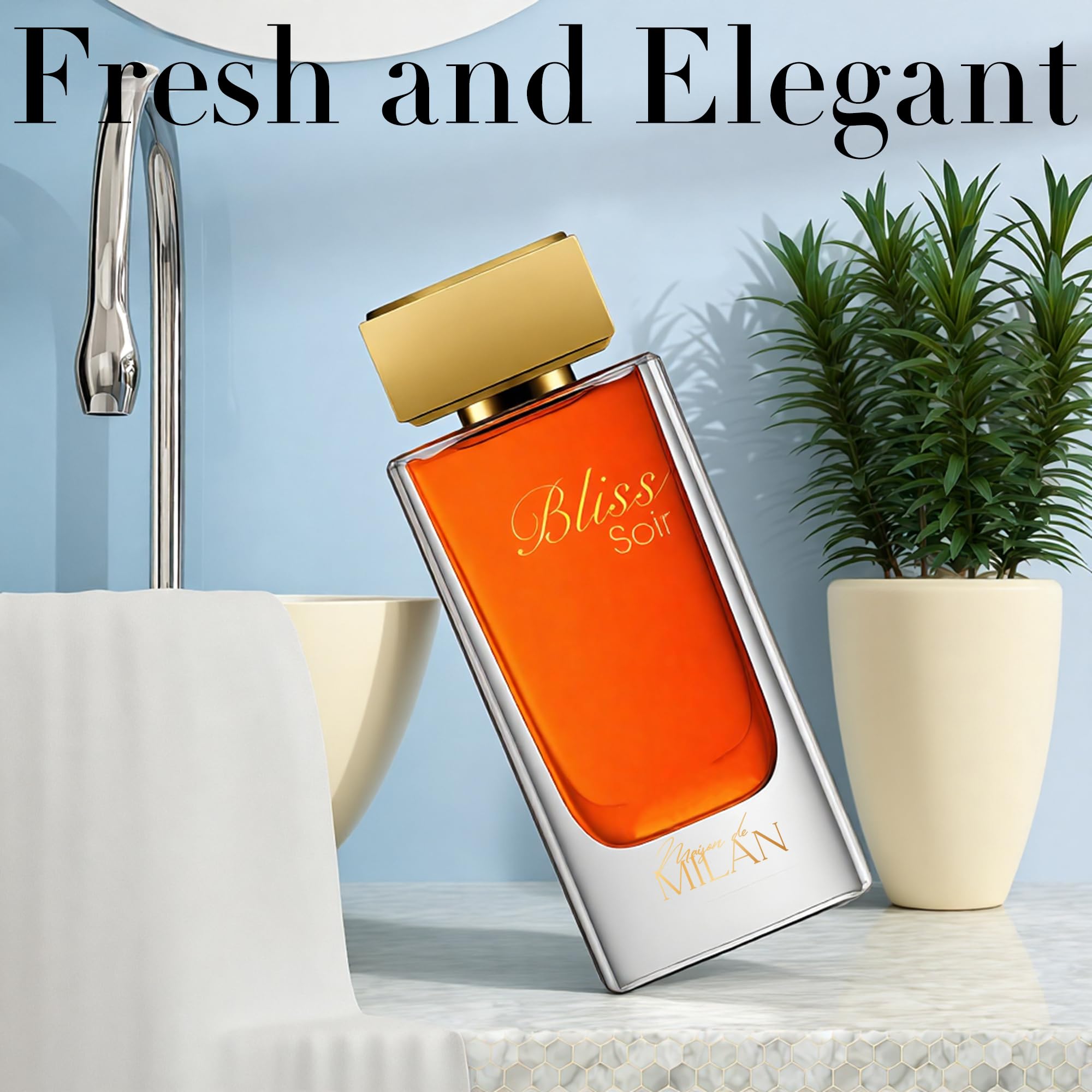 AFLUXE BLISS SOIR Women EDP – Long-Lasting Evening Fragrance, Luxurious Allure, 3.4 oz