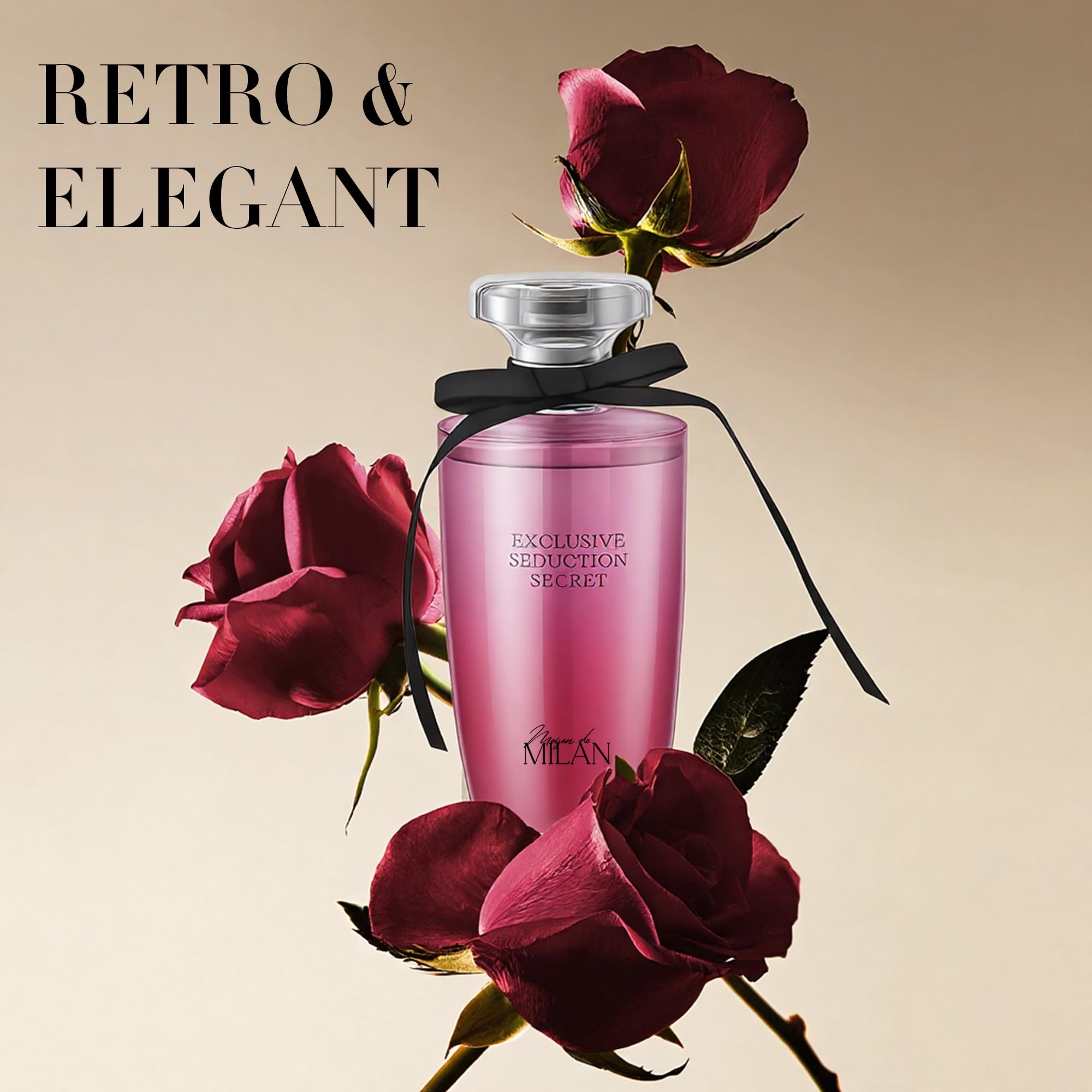 AFLUXE Exclusive Seduction – Women’s Long-Lasting EDP, Sweet & Alluring Evening Fragrance 3.4 oz