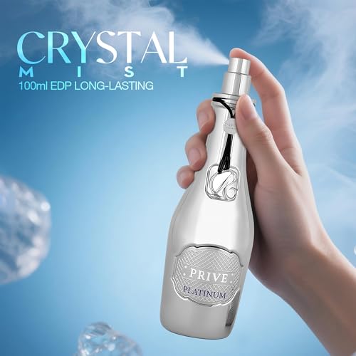 AFLUXE Priv Platinum for Men | 100ml Eau de Parfum | Fresh Citrus & Woody Notes