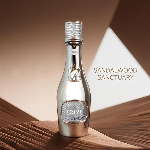 AFLUXE Priv Platinum for Men | 100ml Eau de Parfum | Fresh Citrus & Woody Notes
