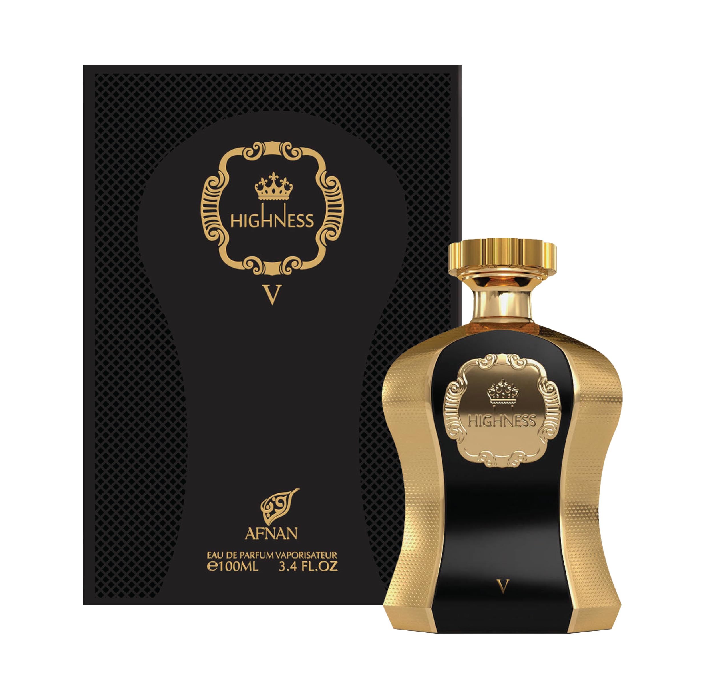 Afnan Highness Black Luxury EDP for Women – 3.4 oz