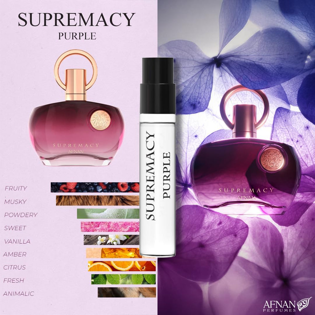 Afnan Supremacy Femme Series Discovery Kit – 4 x 2ml Mini Perfume Set