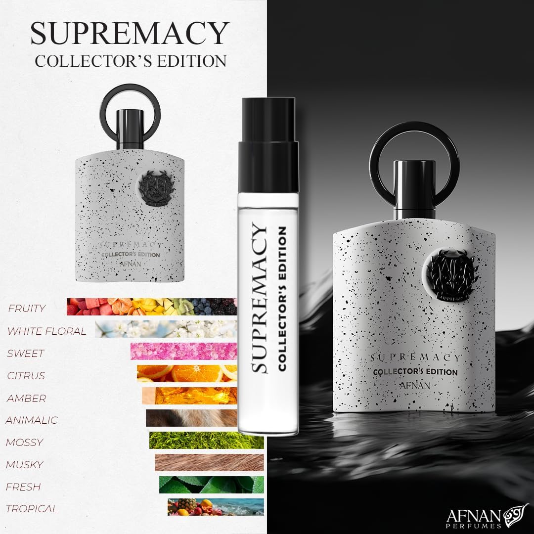Afnan Supremacy Homme Discovery Kit: 5x2ml Fragrance Vials for Sampling & Travel