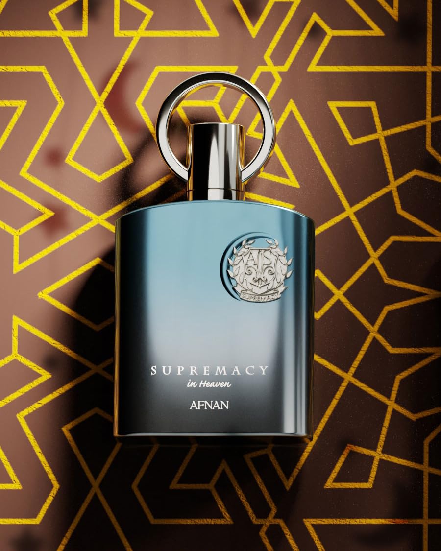 Afnan Supremacy In Heaven Unisex Eau de Parfum, 3.4 Fl Oz – Bright Citrus & Green Tea