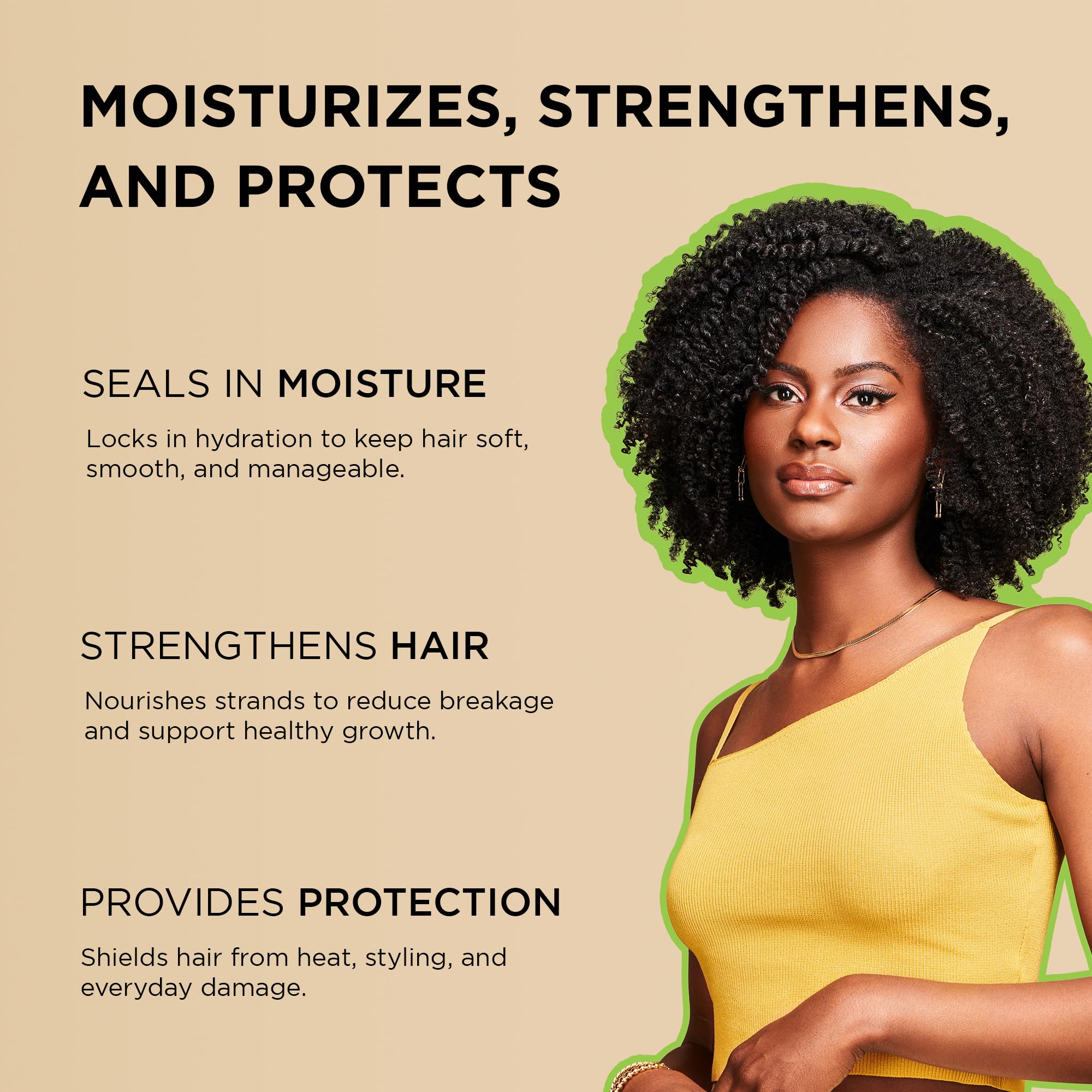 African Pride Moisture Miracle 5 Essential Hair Oils with Vitamin E – 3-Pack