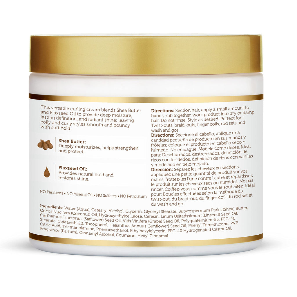 African Pride Moisture Miracle Curling Cream — 15 Oz (3 Pack) for Defined, Shiny Curls