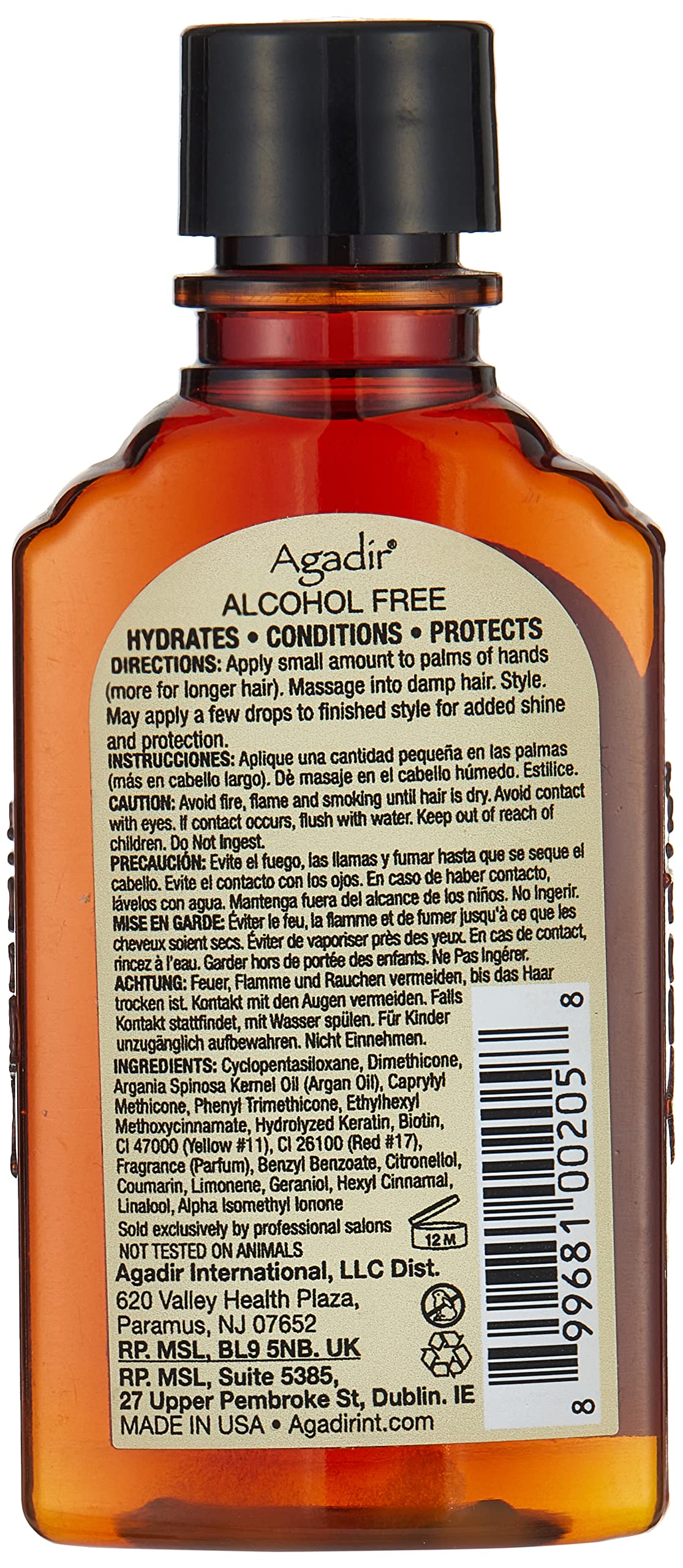 Agadir Argan Oil Hair Treatment – Hydrates, Shine & Strength | 2.25 Fl Oz
