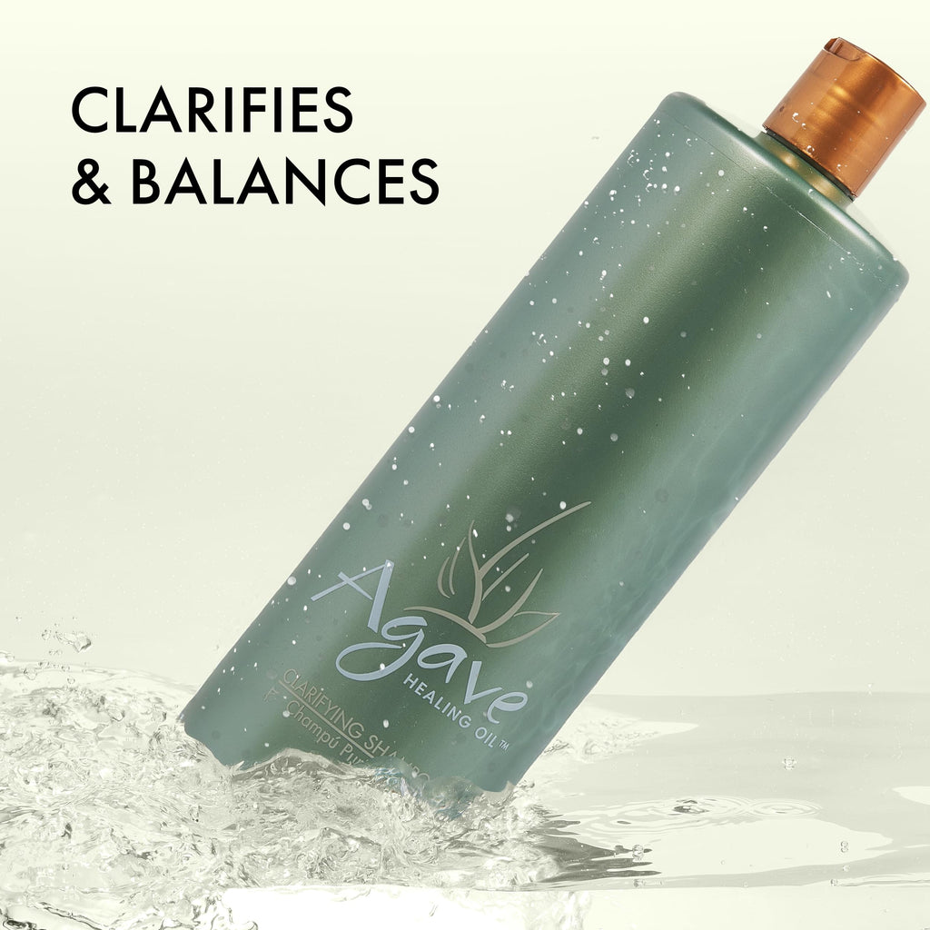 Agave Clarifying Shampoo: Deep Cleansing, Hydration & Sulfate-Free Formula | 33.8 fl oz