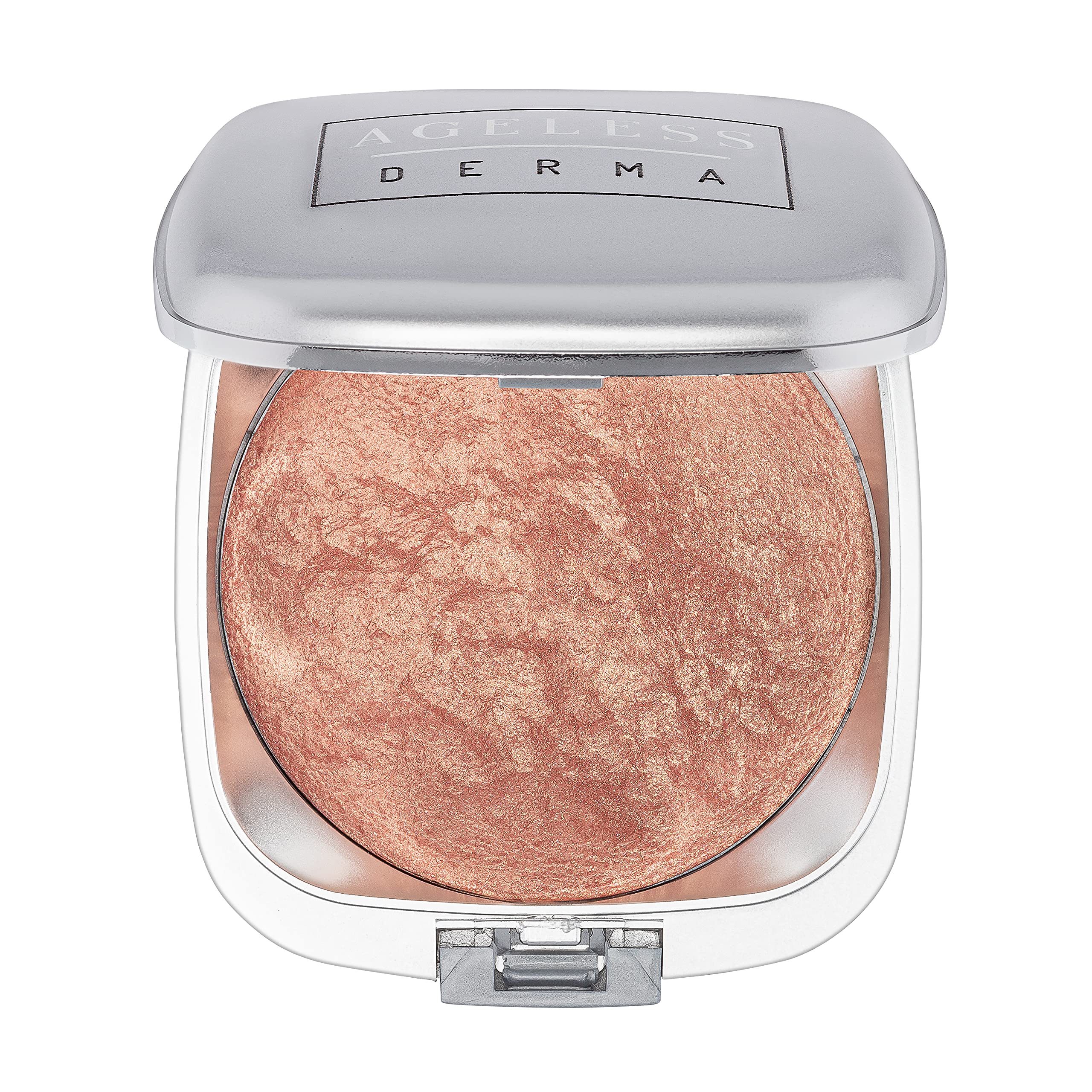 Ageless Derma Baked Mineral Makeup Healthy Blush – Apricot Swirl, Made in USA