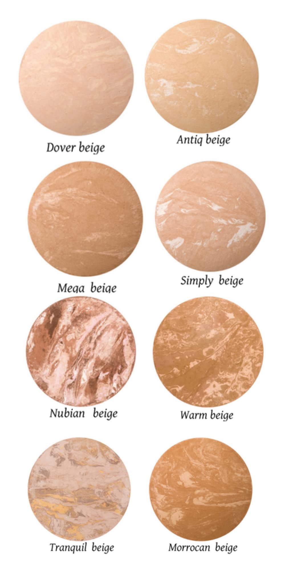 Ageless Derma Mineral Baked Powder Foundation – Vegan, Cruelty-Free, Gluten & Paraben-Free | Nubian Beige