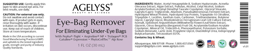 Agelyss Eye-Bag Cream – Deep Hydration for Puffiness, Dark Circles & Wrinkles | Pack of 3