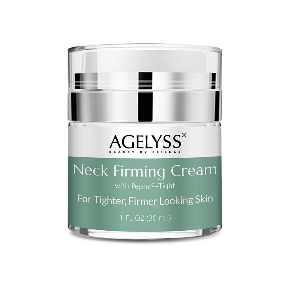 Agelyss Neck Firming Cream - Pepha-Tight & Gatuline Expression - Vegan & Cruelty-Free - 1 oz