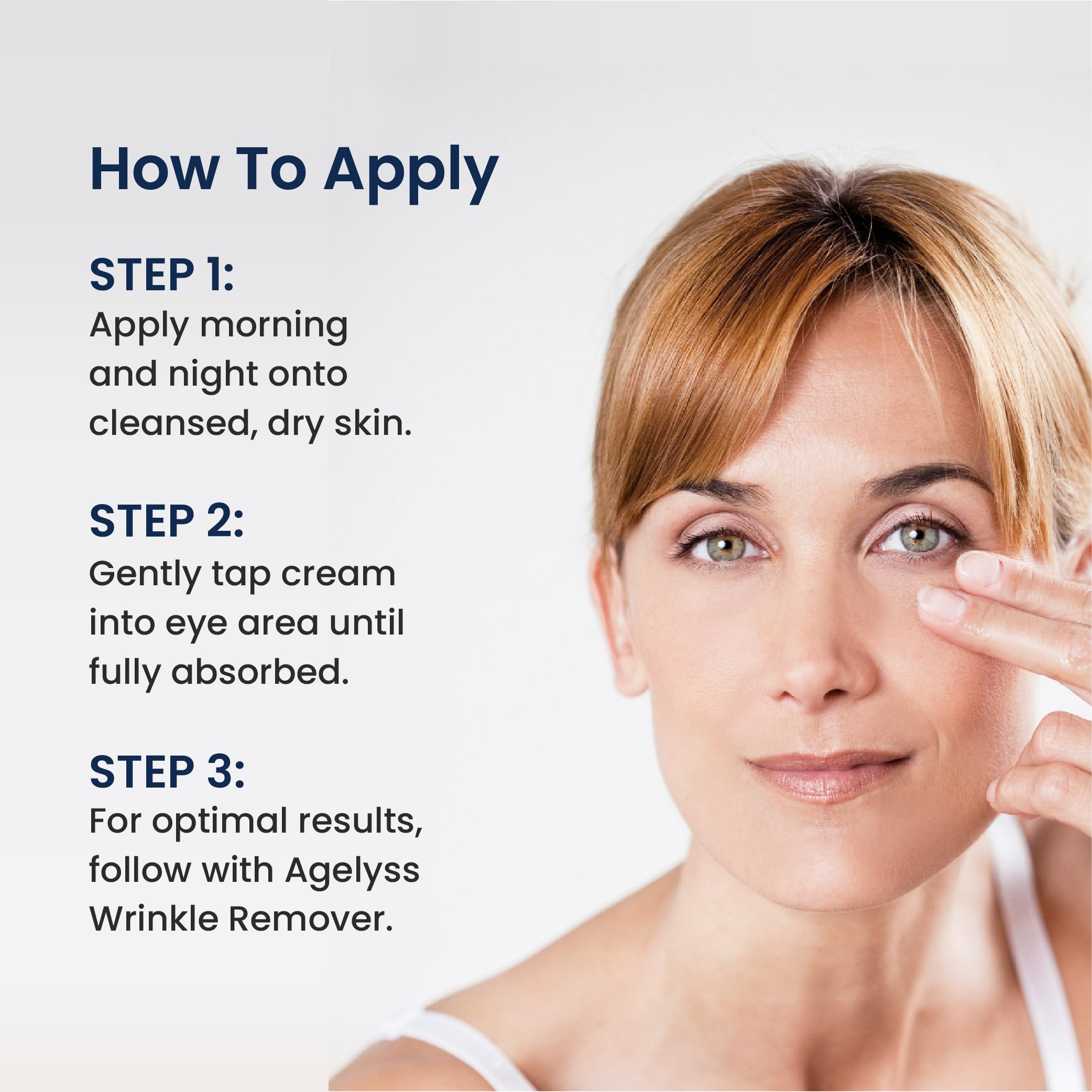 Agelyss Restorative Eye Cream with Eyeliss™ — For Eye Bags, Dark Circles & Fine Lines | Paraben-Free, Vegan, Cruelty-Free – 0.5 fl oz
