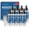 AGIKENB 8 Packs Topical 5% Minoxidil Serum – Hair & Beard Growth Support for Men & Women (Unscented, 8 x 2 fl oz)