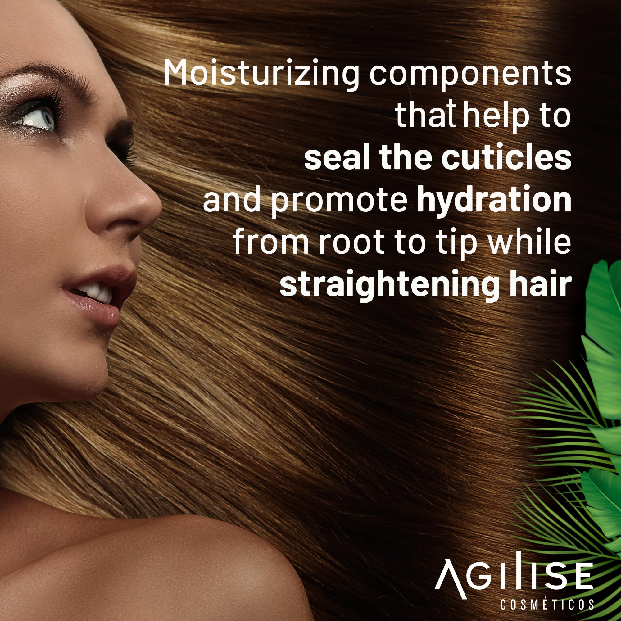 Agilise UNIKA Brazilian Keratin Hair Treatment – Formaldehyde-Free Blowout Cream with Ojon Oil
