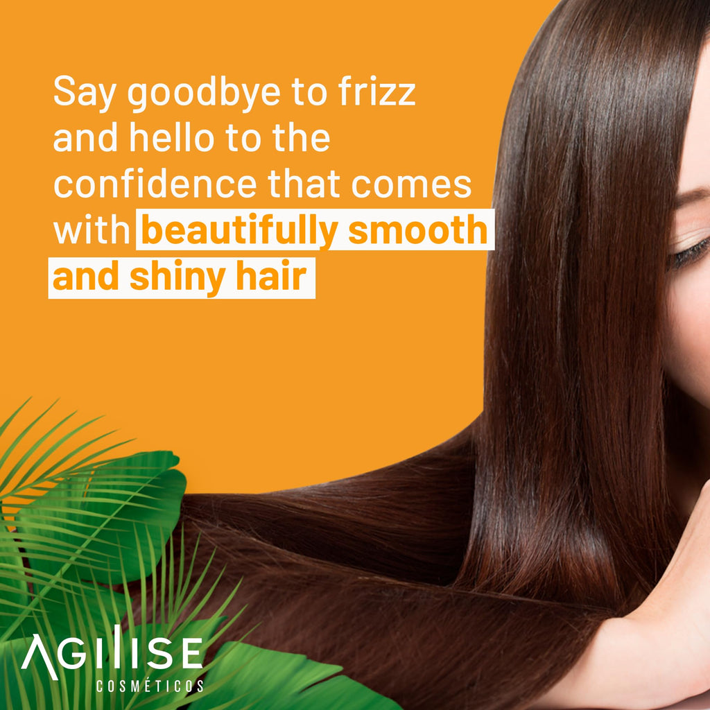 Agilise UNIKA Brazilian Keratin Hair Treatment – Formaldehyde-Free Blowout Cream with Ojon Oil