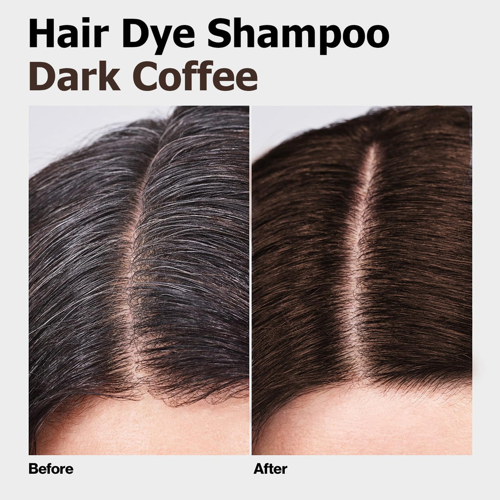 Agthyuve Hair Dye Shampoo 3 in 1 – Dark Coffee, Semi-Permanent Color