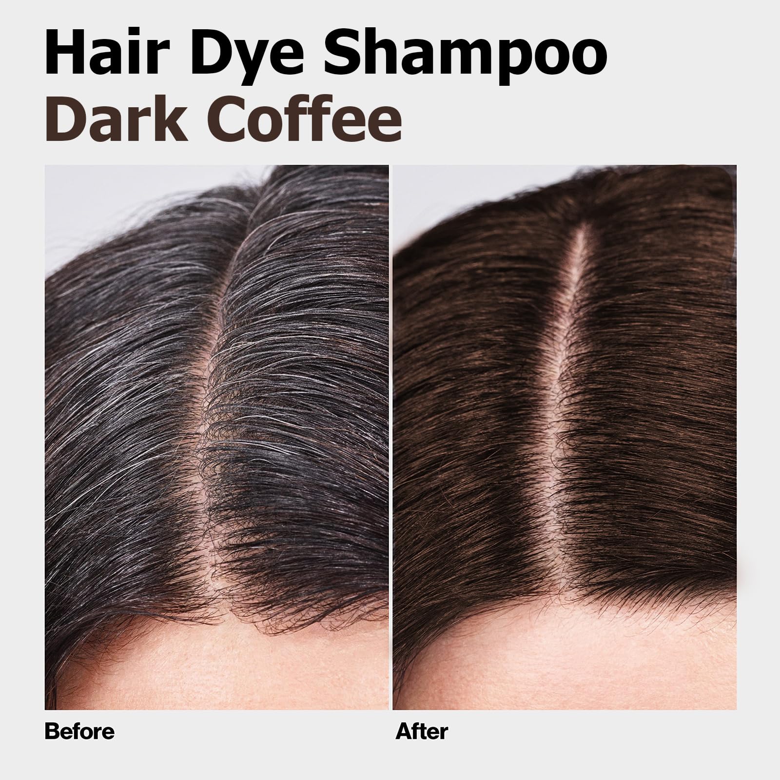 Agthyuve Hair Dye Shampoo 3 in 1 – Dark Coffee, Semi-Permanent Color